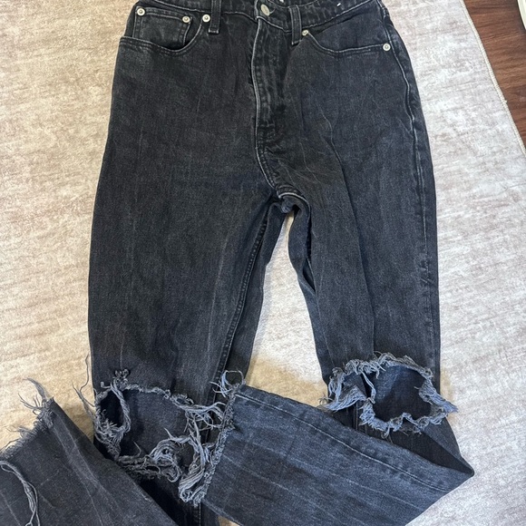 Abercrombie & Fitch mom jeans size 26/2 - Picture 2 of 3